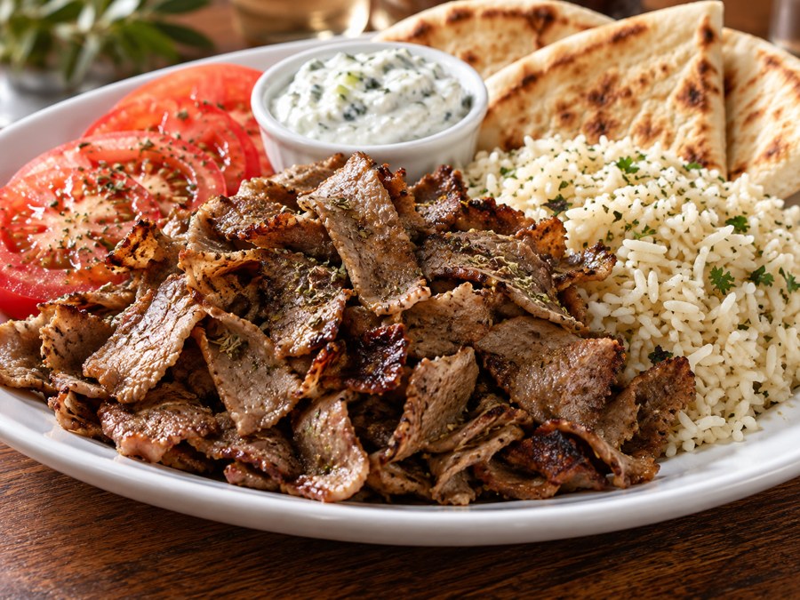 Gyro platter